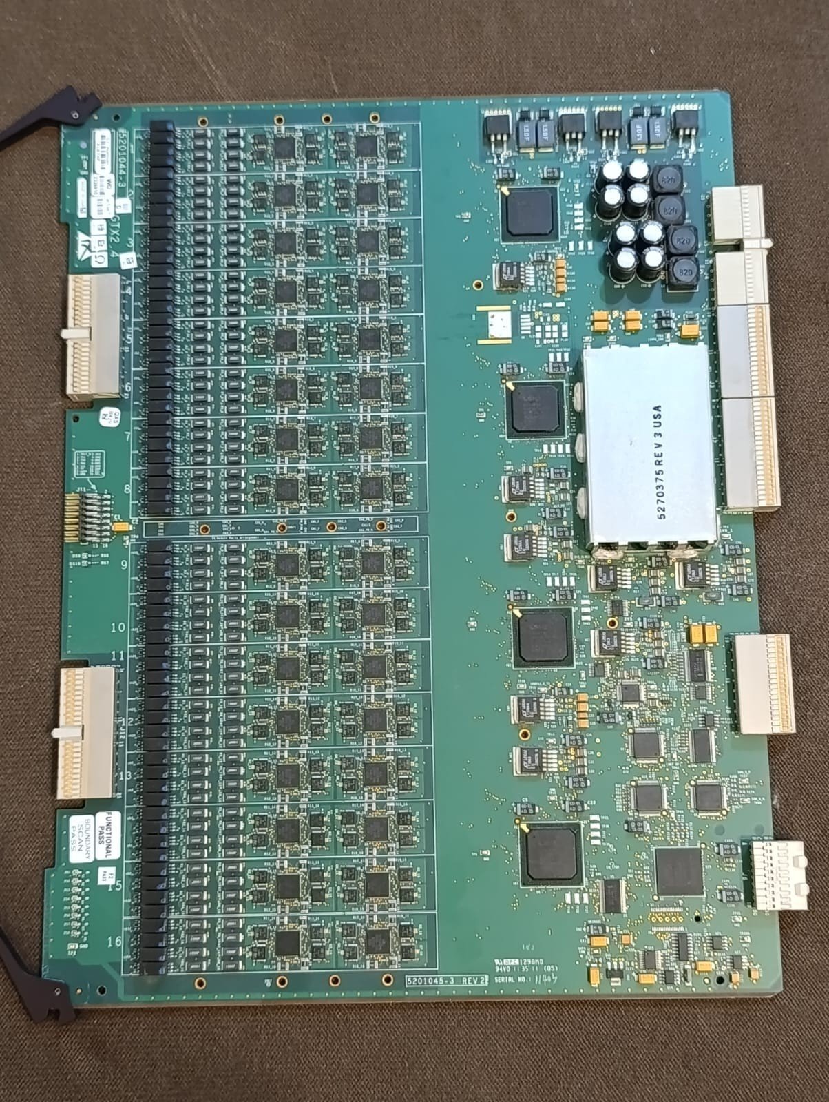 GE Logiq E9 / Vivid E9 Ultrasonic GTX 2.4 Board, Part No 5201045-3 S/N 11403